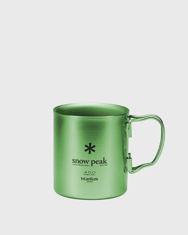 Бутилки за пиене Snow Peak Titanium Single 450 Cup Зелено | MG-043GR-US, 2