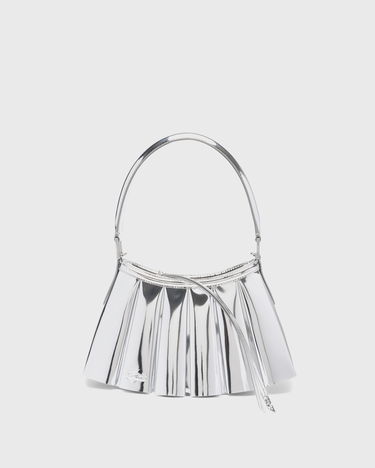 Чанта през рамо Lacoste Lenglen Pleated Shoulder Bag Металик | NU5208DP-T10, 0