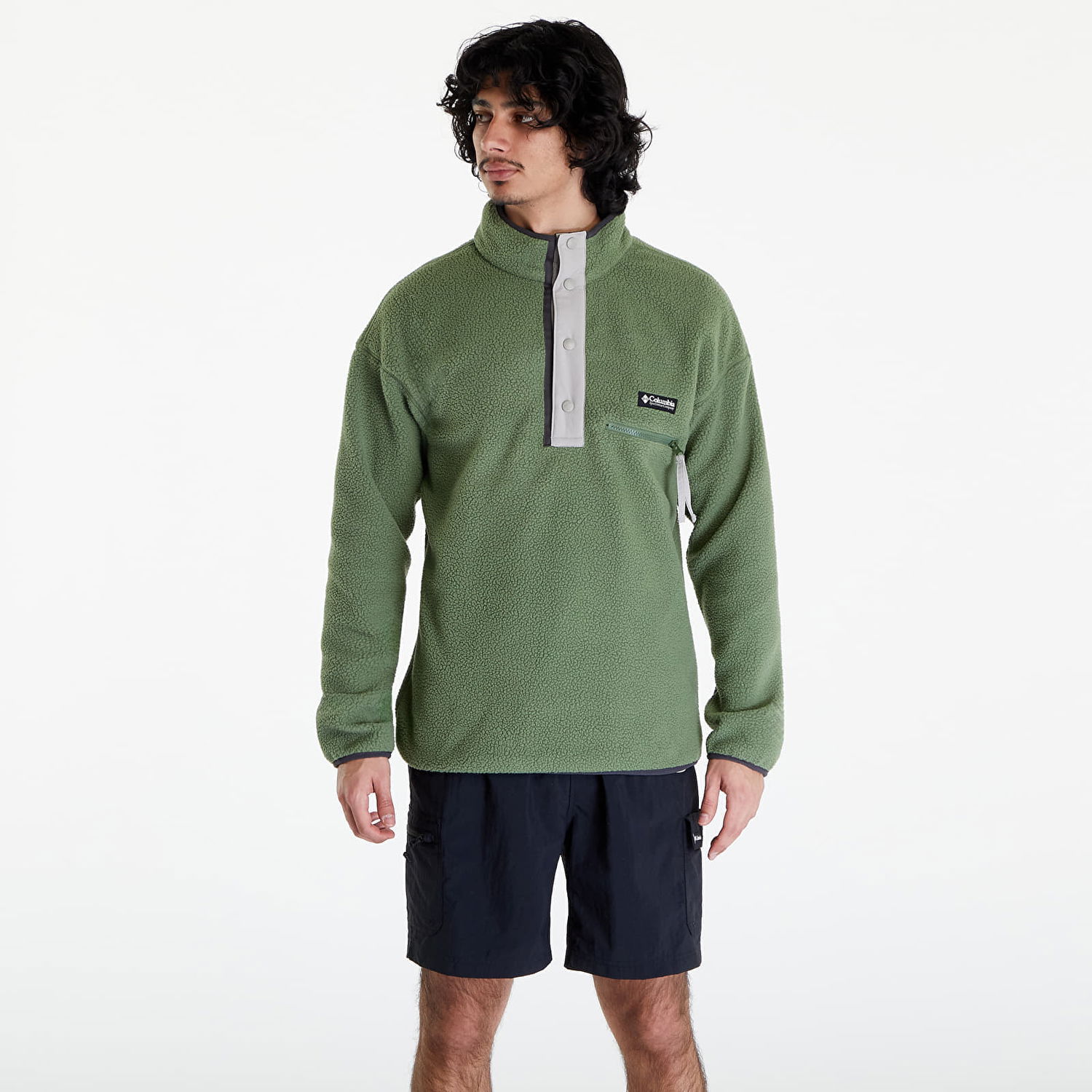 Суитчър Columbia Helvetia™ Half Snap Fleece Зелено | 1889853352, 0