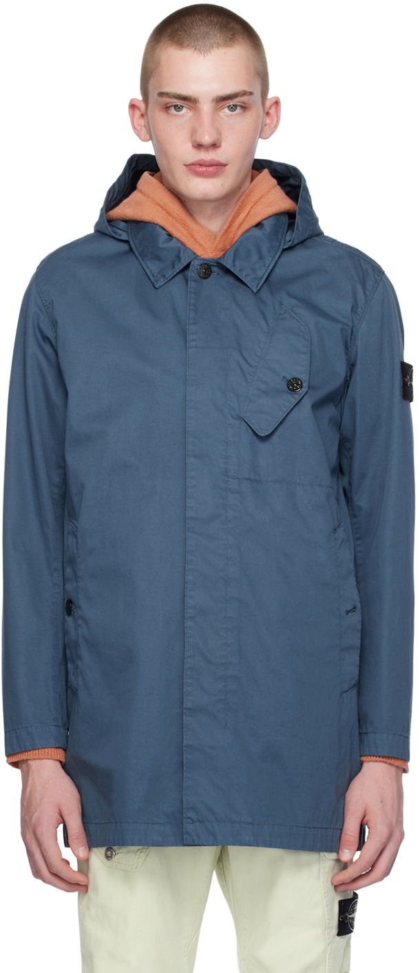 Яке Stone Island Patch Jacket Синьо | 801571034, 0