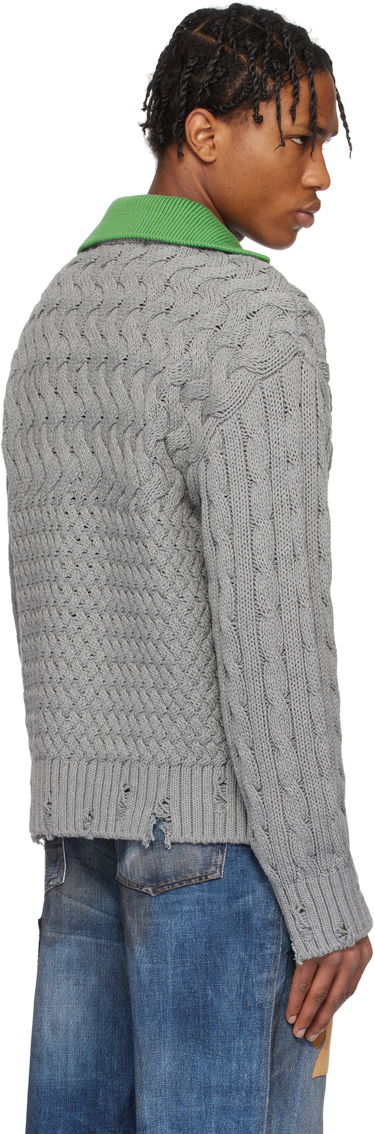 Пуловер Andersson Bell Andersson Bell V-Neck Knit Cardigan Сиво | atb1241m, 2