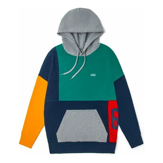 Суитчър Vans Patchwork Fleece Hoodie Синьо | VN0A54L2LKZ