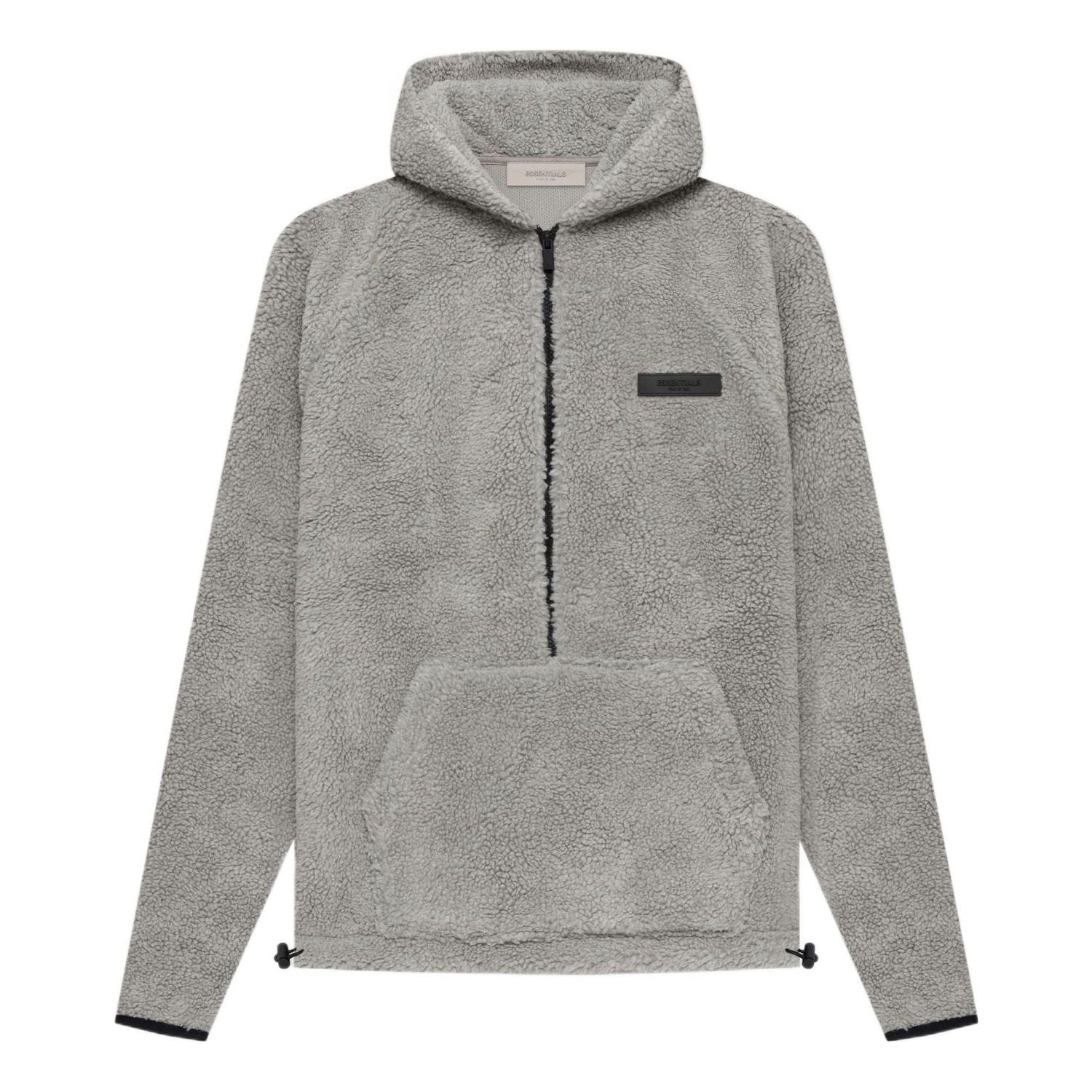 Суитчър Fear of God Essentials Polar Fleece Half Zip Hoodie Сиво | FOG-SS22-459, 0