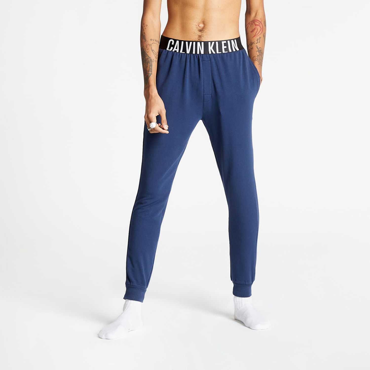 Спортни панталони CALVIN KLEIN Intense Power Lounge Jogger Тъмно синьо | NM1961E 8SB, 0