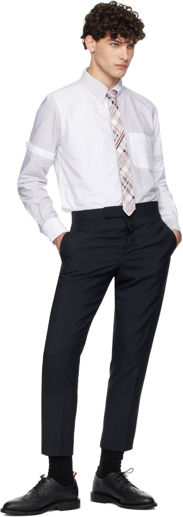 Шал Thom Browne Thom Browne Madras Check Jacquard Silk Knit Tie Многоцветен | MNL075K-Y4003, 2