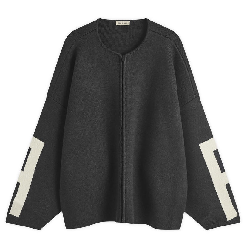 Пуловер Fear of God Full Zip Sweater Jacket Черно | FG24FW20-0172MER-973