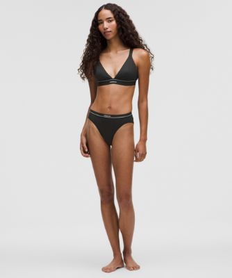 гащички lululemon High-Rise Stretch Cotton Bikini Briefs Черно | prod20002459, 5