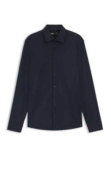Риза BOSS Slim Fit Performance Stretch Jersey Shirt Тъмно синьо | 50545163, 0