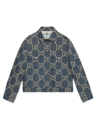 Яке Gucci GG Denim Jacket Тъмно синьо | 678810 XDBTY 4492