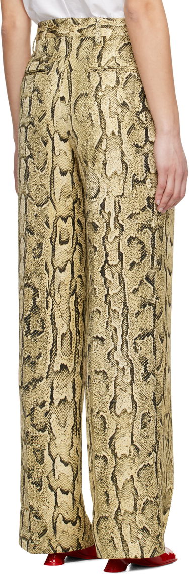Панталони Dries Van Noten Dries Van Noten Jacquard Wide-Leg Trousers Жълто | 251-010922-1417, 2