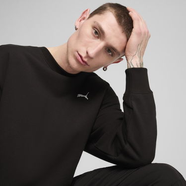 Пуловер Puma WARDROBE ESS Relaxed Crewneck Sweatshirt Черно | 629650_01, 1