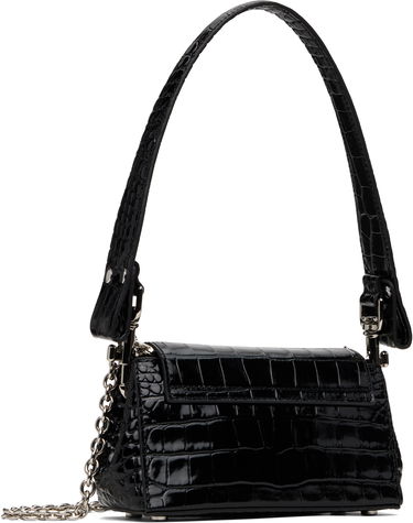 Дамска чанта Vivienne Westwood Vivienne Westwood Small Hazel Croc Shoulder Bag Черно | 46030001W-L0098-, 2