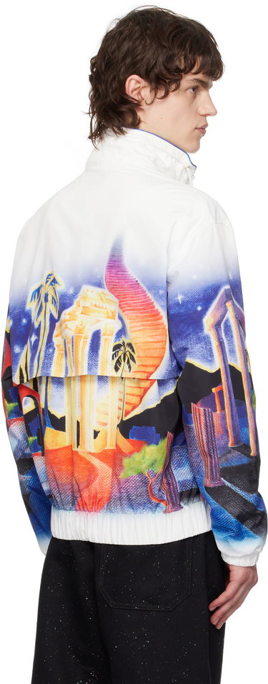 Ветровка Casablanca Casablanca Midnight Acropolis Windbreaker Jacket Бяло | MPS25-JK-033-01, 2