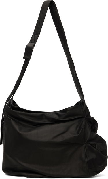 Чанта през рамо Yohji Yamamoto Yohji Yamamoto Uneven Crossbody Bag Черно | DT-I30-798, 0