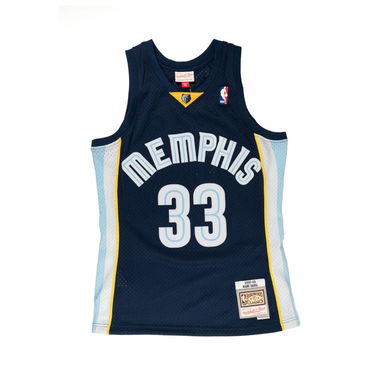 Фланелка Mitchell & Ness NBA Grizzlies 2008 Marc Gasol Hardwood Classics Basketball Jersey Тъмно синьо | SMJY7099-MGR08MGSNAVY, 0