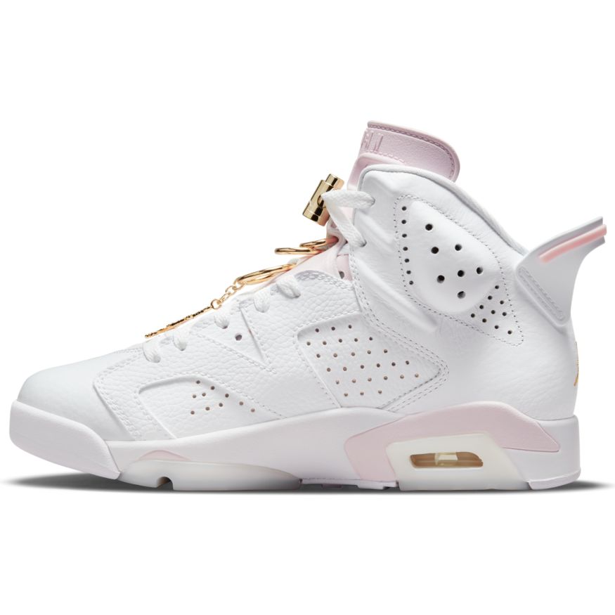 Кецове и обувки Jordan Air Jordan 6 Retro "Gold Hoops" W Бяло | DH9696-100, 0
