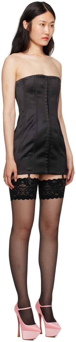 Pокля GUIZIO Guizio Corset Minidress Черно | H23403W011, 1