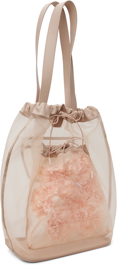 Голяма пазарска чанта Simone Rocha Simone Rocha Carnation Pocket Tote Черно | BAG191F 0805, 4