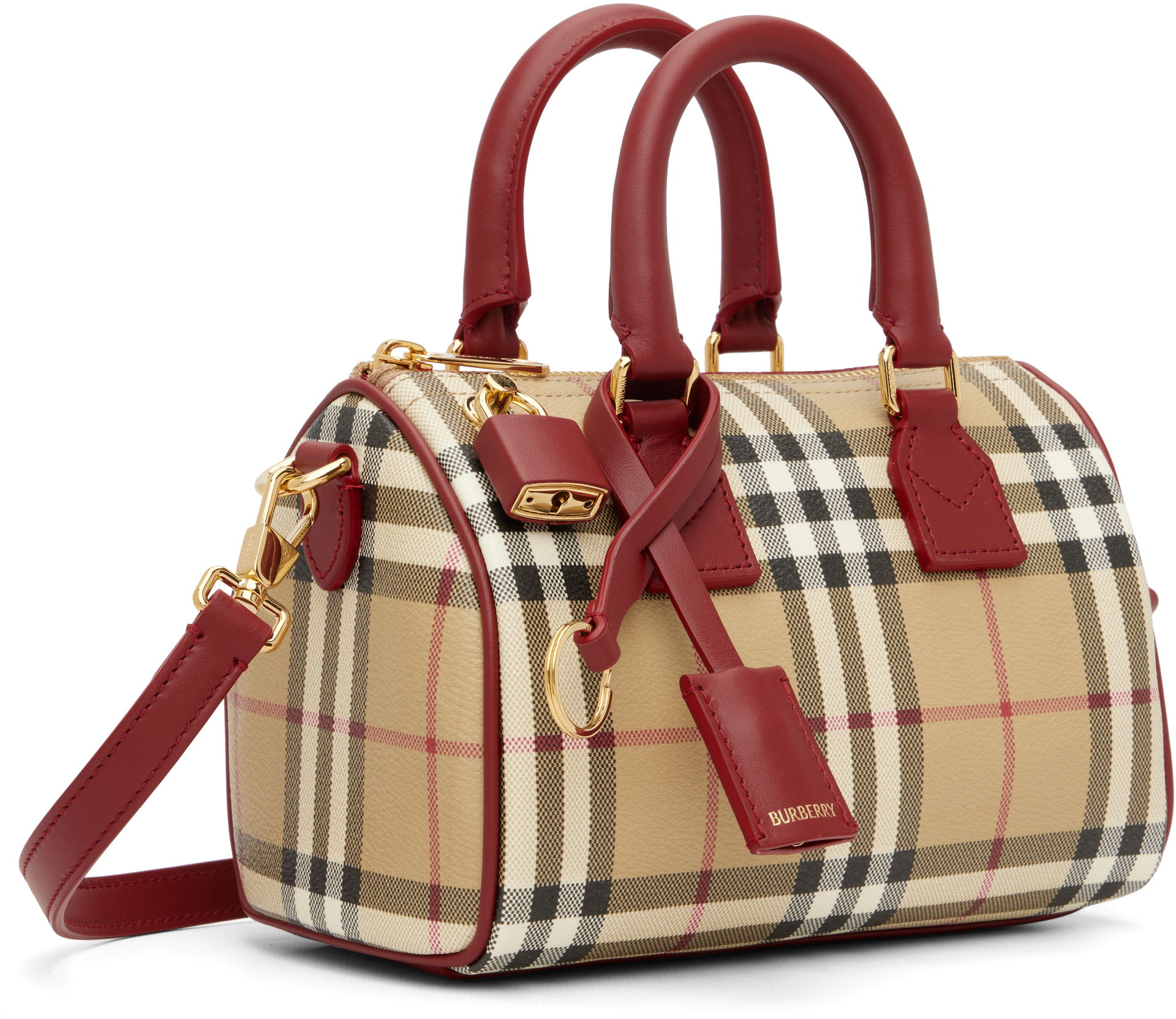 Mini Check Bowling Bag, 1