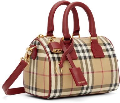 Mini Check Bowling Bag, 1