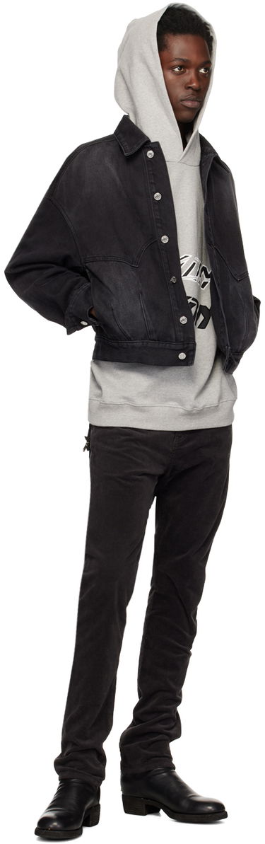 Яке We11done We11done Relaxed-Fit Denim Jacket Черно | WD-DJ3-22-303-U-BK, 3