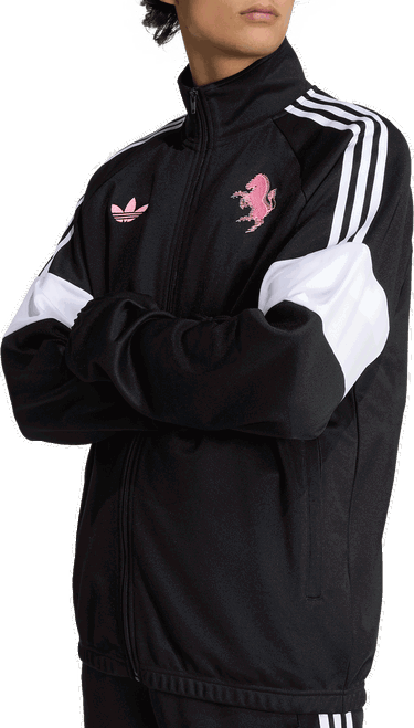 Суитчър adidas Originals FC Juventus Turin Lfstlr Track Sweatshirt Черно | kc7799, 3