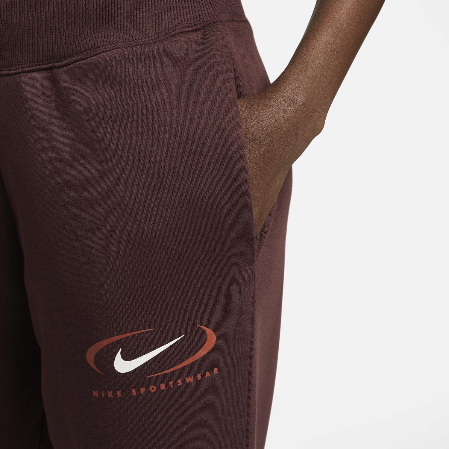 Спортни панталони Nike Sportswear Phoenix Кафяво | FN7716-227, 1