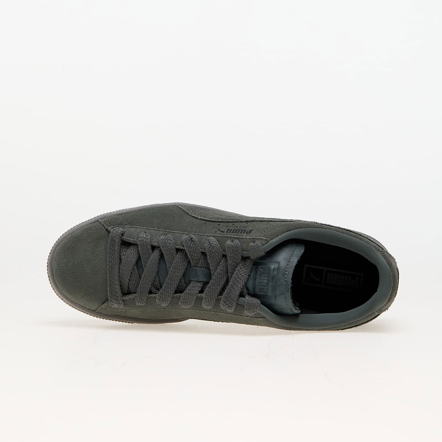 Кецове и обувки Puma Suede Lux Mineral Gray Черно | 395736-03, 1