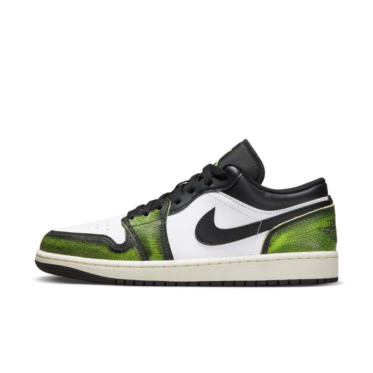 Кецове и обувки Jordan Air Jordan 1 Low Wear-Away "Electric Green" Зелено | DN3705-003, 0