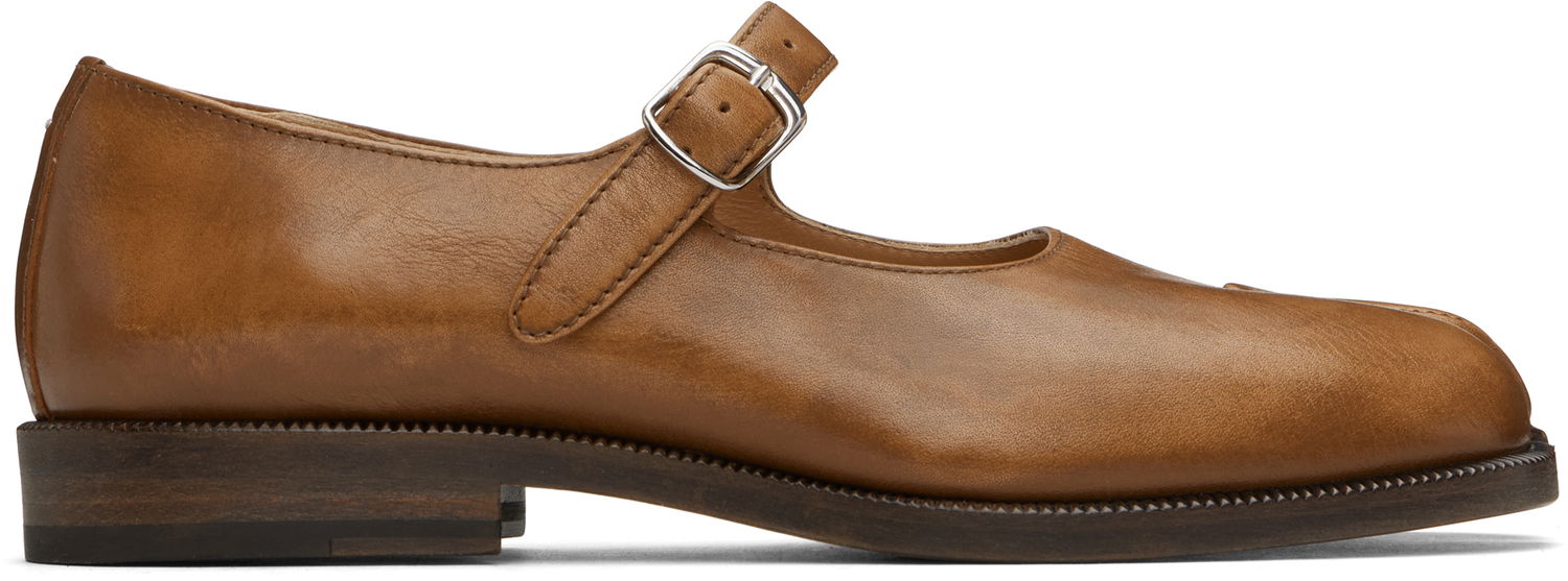 Кецове и обувки Maison Margiela Maison Margiela Tabi Mary Jane Loafers Кафяво | S39WL0119 P8227, 0