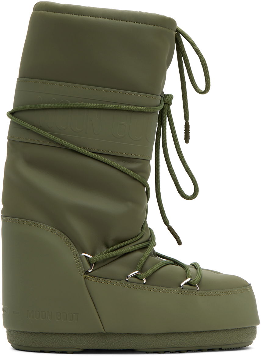 Кецове и обувки Moon Boot Khaki Icon Boots Зелено | 14027600, 0