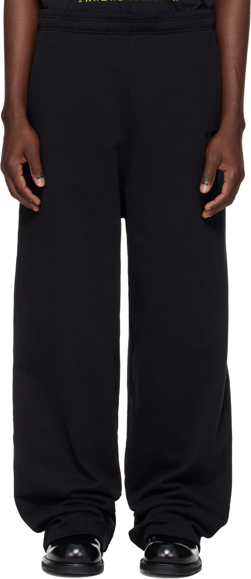 Спортни панталони VETEMENTS Vetements Logo Baggy Sweatpants Черно | UH76SP200B