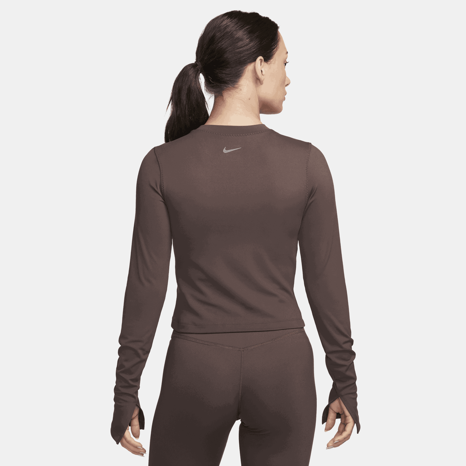 Тениска Nike Fitted Dri-FIT Long Sleeve Top Кафяво | FQ2148-237, 1
