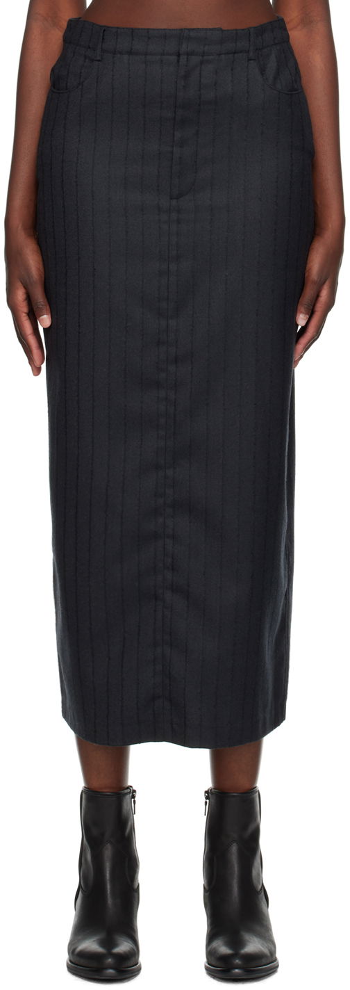 Пола Loulou de Saison Loulou de Saison Vato Maxi Skirt Тъмно синьо | VATO, 0
