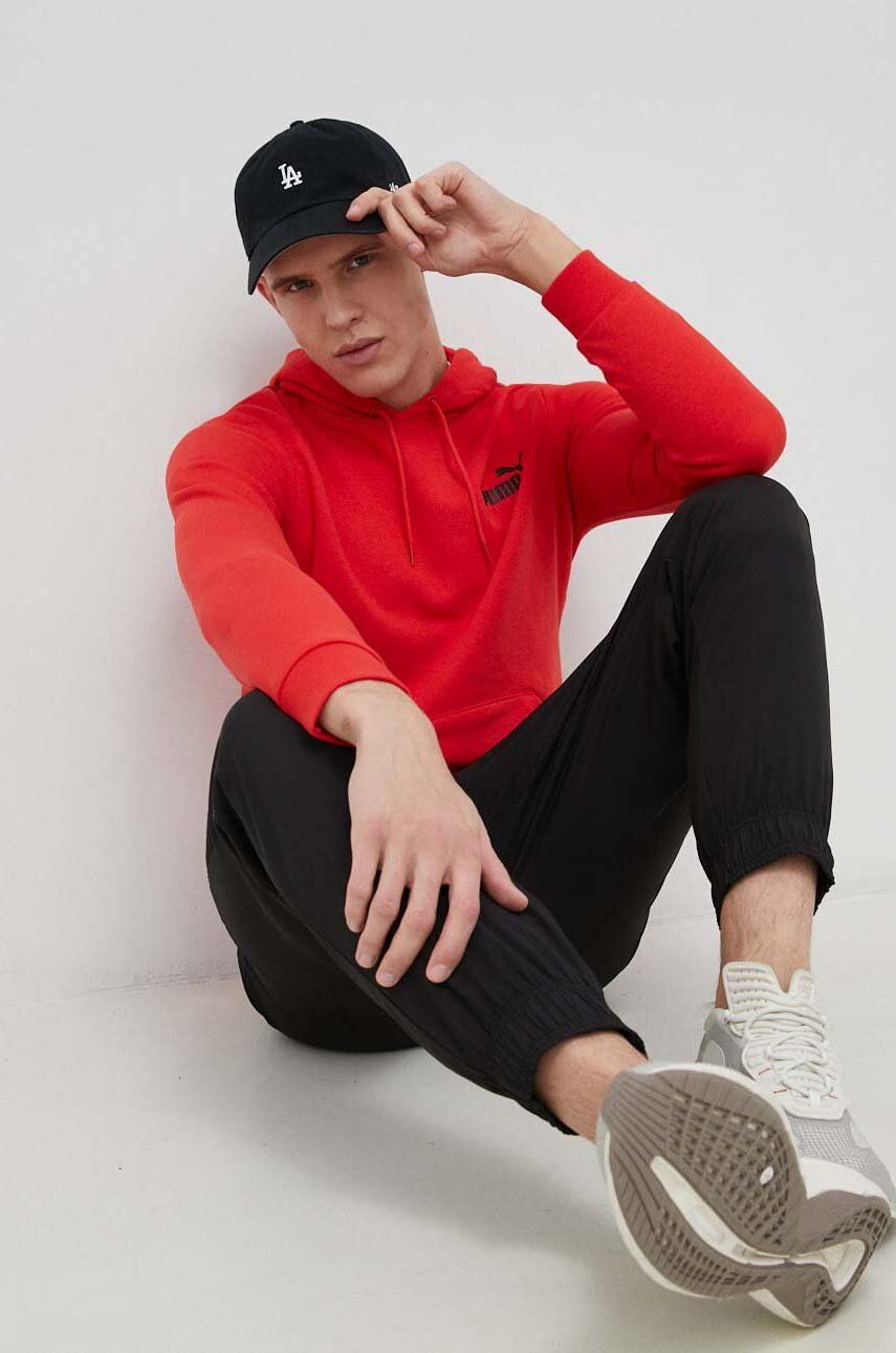 Суитчър Puma Essentials Small Logo Hoodie Червено | 586692, 0
