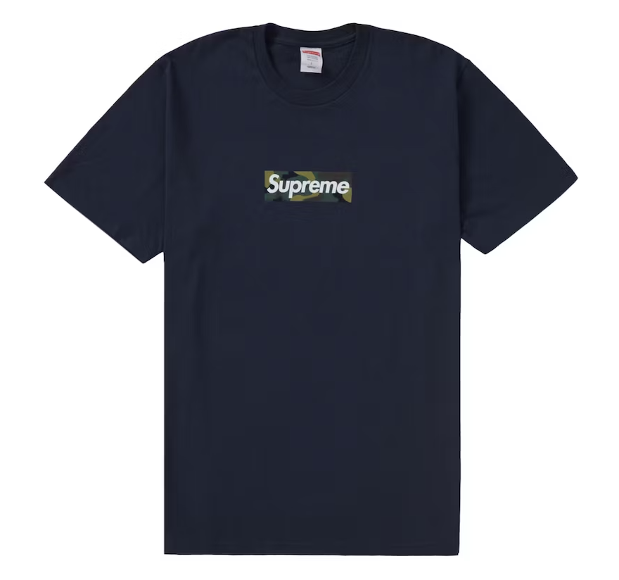 Тениска Supreme Box Logo Tee Тъмно синьо | FW23T57 NAVY, 0