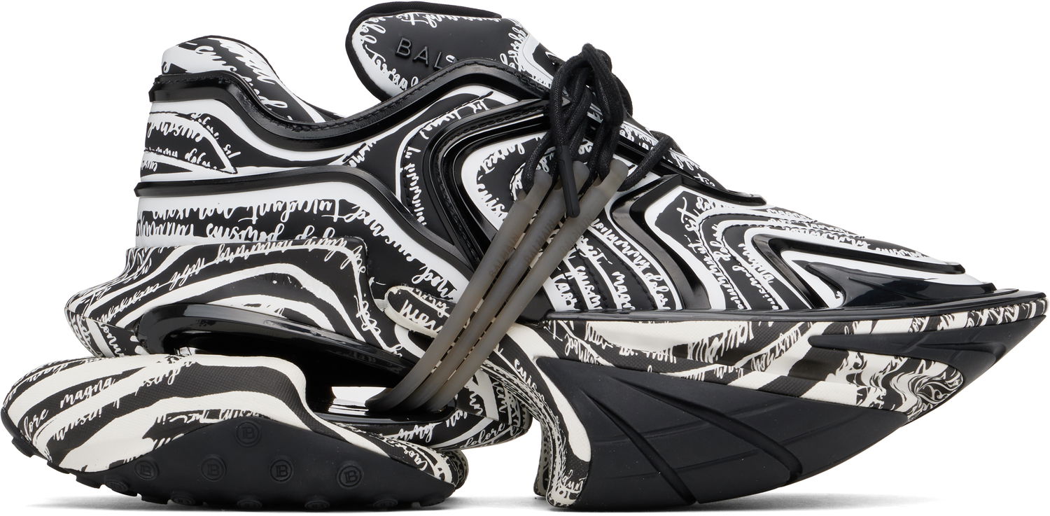 Кецове и обувки Balmain Balmain Unicorn Wave Черно | EM1VI362KRCT, 0