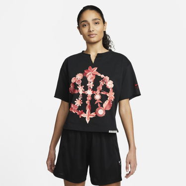 Тениска Nike Dri-FIT Standard Issue Cut-Off Crew Neck Top Черно | DH7569-010, 0