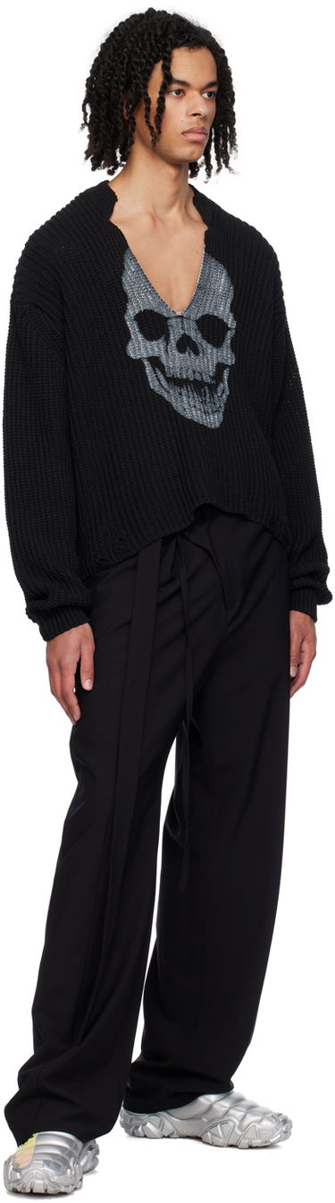 Пуловер Ottolinger Ottolinger Skull Knit Sweater Черно | 706203, 3