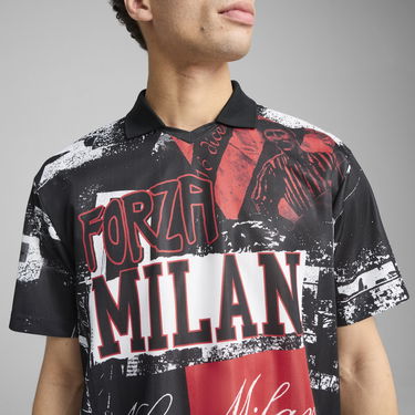 Фланелка Puma AC Milan Retro ftblNRGY+ Graphic T-Shirt Черно | 779336_01, 5