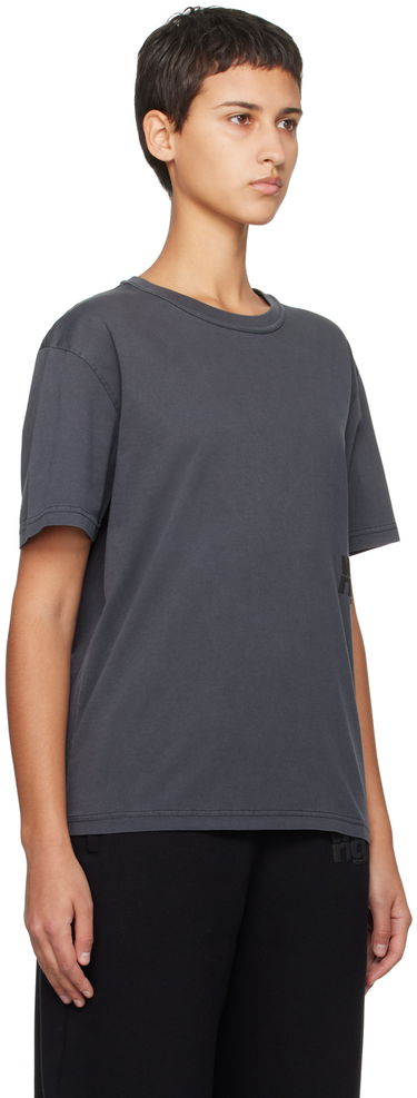 Тениска Alexander Wang Puff Logo T-Shirt Бяло | 4CC3221357, 4