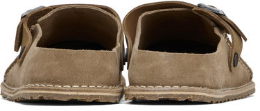Кецове и обувки Birkenstock Taupe Regular Lutry Premium Suede Loafers Бежово | 1025293, 1