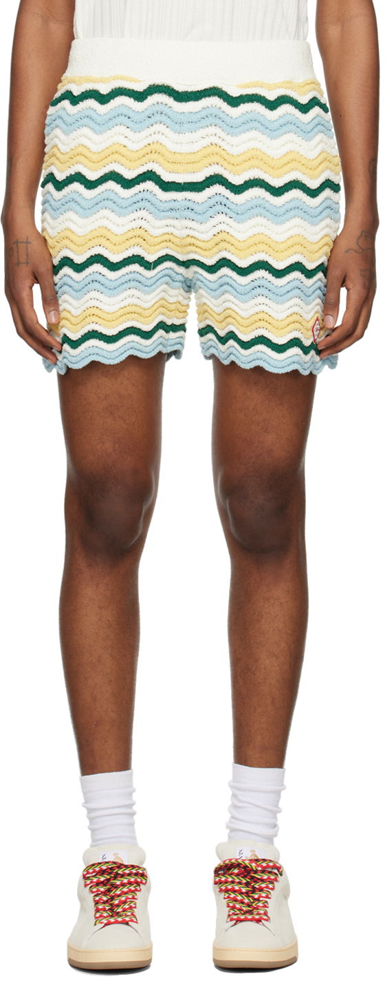 Wavy Bouclé Shorts