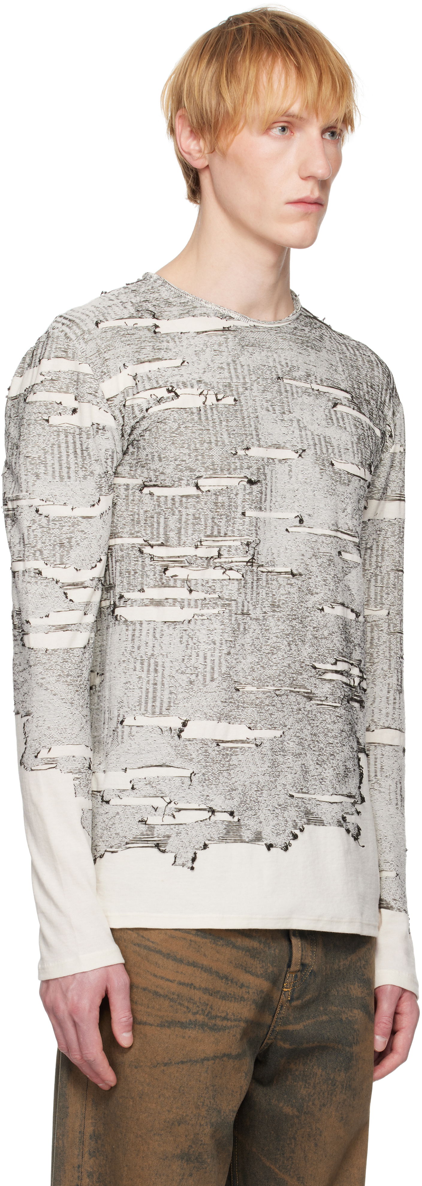 Тениска Diesel Diesel K-Cadmo Long Sleeve T-Shirt Бяло | A18119-0AFBV-129, 1
