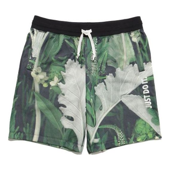 Къси панталони Nike Sportswear JDI Floral Shorts Зелено | CK8280-083