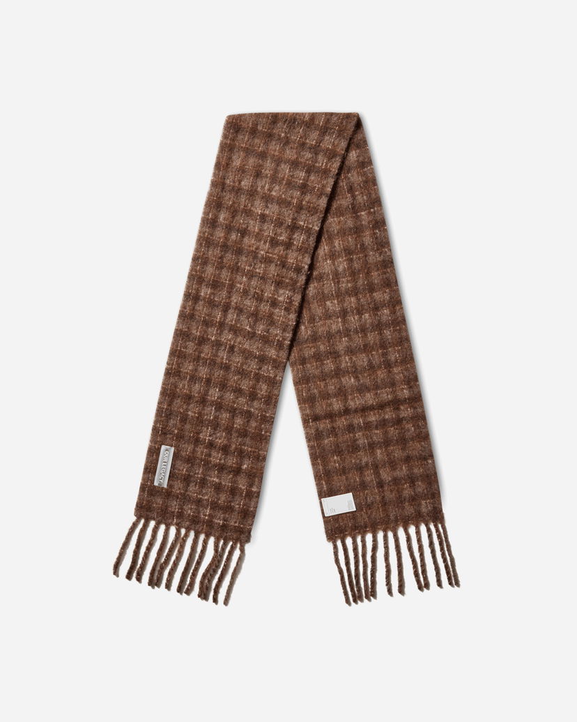 Шал OUR LEGACY Our Legacy Estate Check Scarf Кафяво | A4258EBF 001