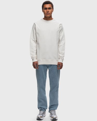 Суитчър BSTN Basic Ribbed Crewneck Sweatshirt Бяло | BEASTIN-PLAIN19-UND-30, 2