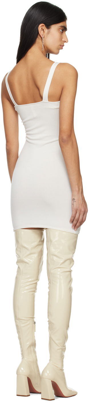 Pокля Dion Lee Dion Lee Braided Minidress Бяло | A7801PS24, 2