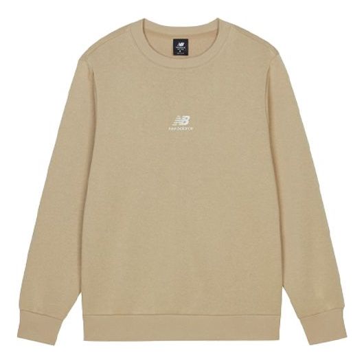 Пуловер New Balance New Balance Logo Round Neck Sweatshirt Бежово | AMT13343-HNA, 0
