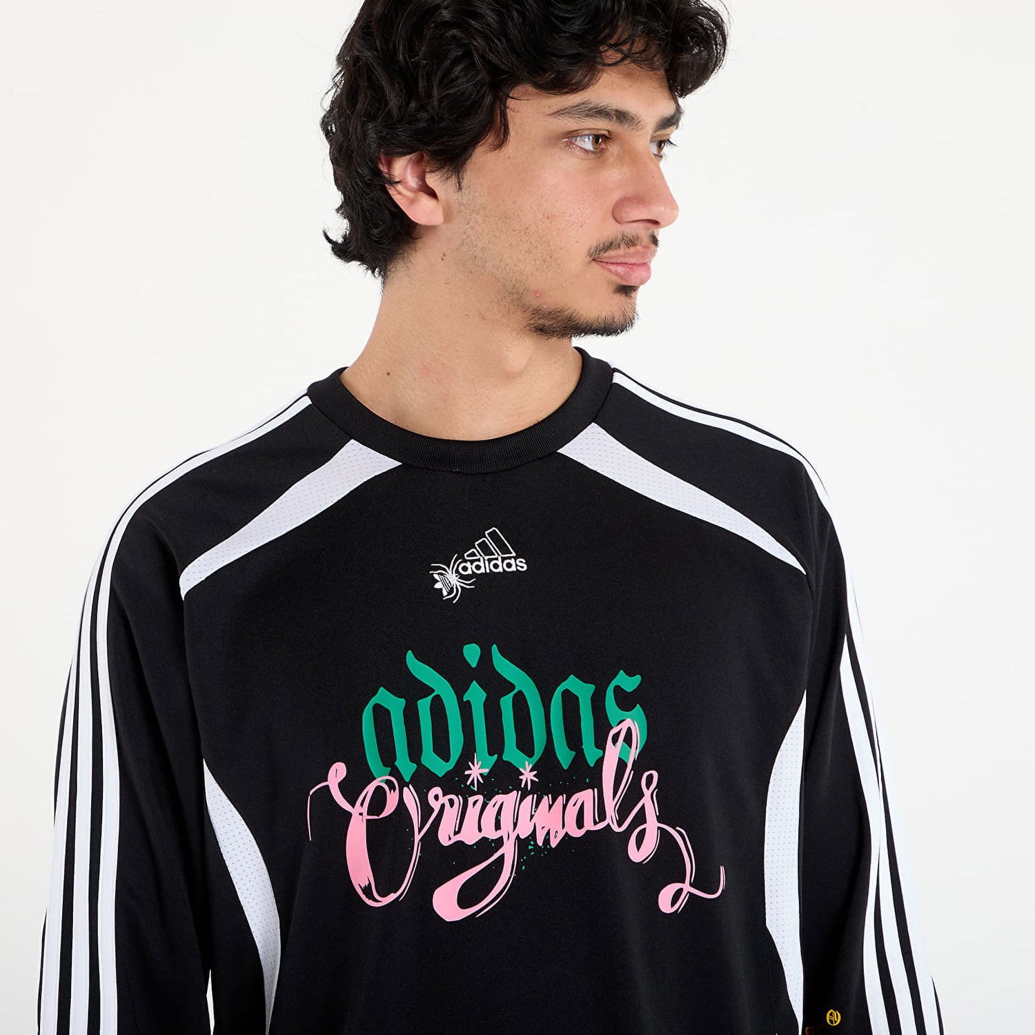 Тениска adidas Originals Spiders Goalkeeper Loose Long-Sleeve Top Черно | JW0201, 1